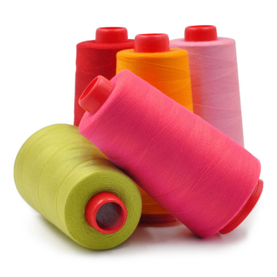 چینو 40 2 ماشین دوخت صنعتی رشته پلی استر Tkt 120 مخروط 5000Yards 40s/2 20/2 عمده فروشی Hilo De Coser Polies