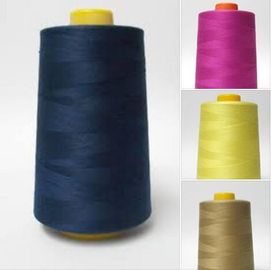 20s / 2 30s / 2 40s / 2 100٪ کشیده نخ پلی استر دوخت 5000yds مخروط پلاستیکی