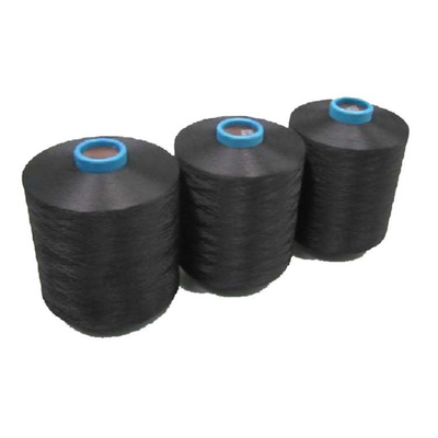 DDB رنگ سیاه 150D/48F NIM DTY رشته پلی استر برای دستگاه بافتن