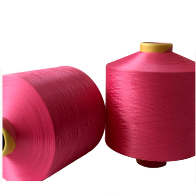 رنگ 150D/48F NIM DTY رشته پلی استر برای پارچه