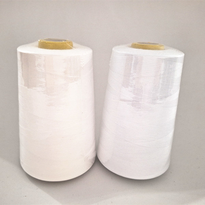 رنگ سفید 40/2 رشته دوخت پلی استر برای لباس