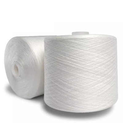 فابريکه هوبي 100٪ پلي استر هسته نخ سپون قيمت Yizheng Fiber خام نخ سفيد