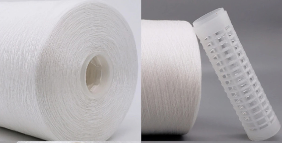 45/2 خام سفید 100٪ Yizheng Polyester High Tenacity Spun Yarn برای دوخت