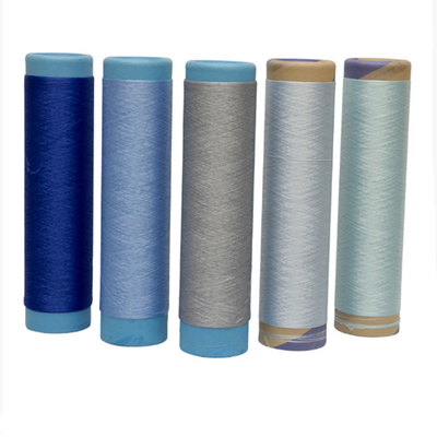 150D 300D رنگ رنگ شده 100% رشته پلی استر برای بافتن جوراب پوشاک
