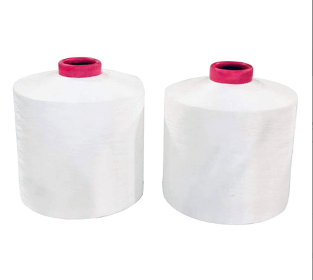 AA/A درجه SD DTY فیلامنت 100٪ پلی استر خام سفید فیلامنت 150D/48F/2، 300D/96F/2