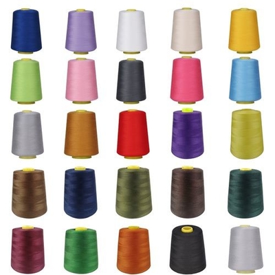 5000 يارد 40/2 رشته دوختي 100٪ پلي استر