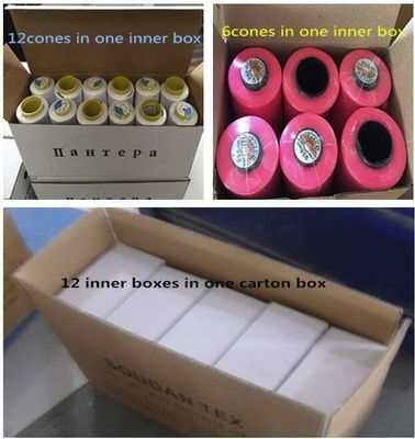 رشته خیاطی پلی استر 100٪ برای رشته overlock