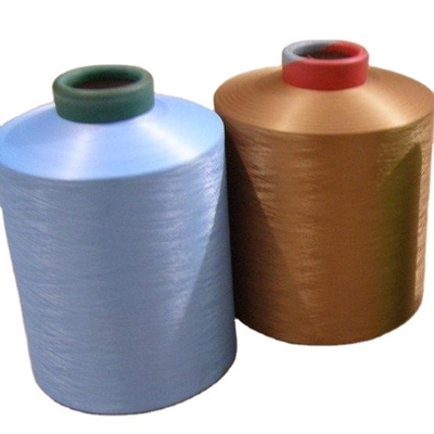 DDB رنگ های سیاه و سفید DTY فیلامنت پلی استر 100٪ نخ 150d/48f، 300d/96f
