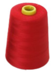 رشته دوخت 40/2 5000yds کارخانه عمده فروشی 100٪ پلی استر رنگ آمیزی مواد اولیه برای دوخت لباس