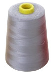 رشته دوخت 40/2 5000yds کارخانه عمده فروشی 100٪ پلی استر رنگ آمیزی مواد اولیه برای دوخت لباس