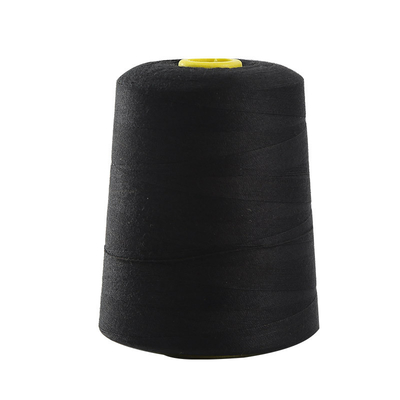 رشته دوخت 40/2 5000yds کارخانه عمده فروشی 100٪ پلی استر رنگ آمیزی مواد اولیه برای دوخت لباس