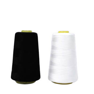 فابریک ارزان قیمت 40S / 2 رنگ آمیزی رشته پوششی پلی استر برای لوازم پوششی ماشین