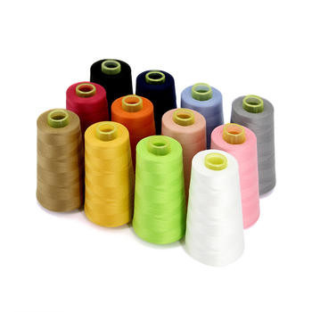 رشته خیاطی با کیفیت بالا عمده فروشی ارزان قیمت 50/2 40/2 100 رشته پلی استر برای خیاط