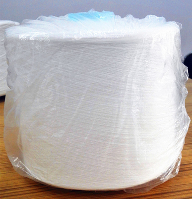 رطوبت بالا 62 / 3Semi Dull Polyester Yarn Z Twist ضخامت کم برای دوختن