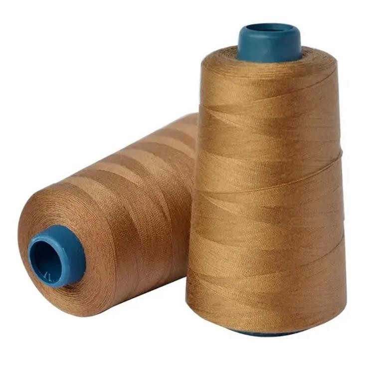 نخ خیاطی پلی استر 100 تابیده با کیفیت بالا 30s2 402 نخ خیاطی 3000y 5000y رنگارنگ