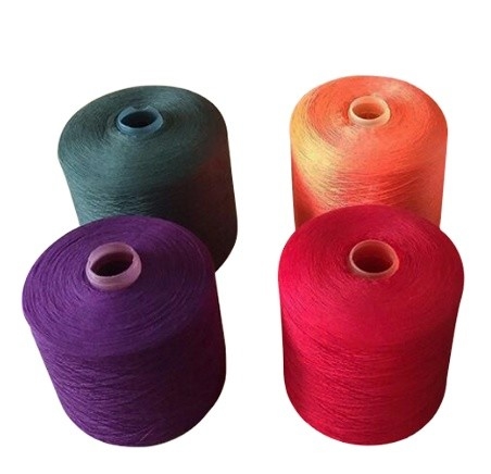 کارخانه 40s/2 302 402 100٪ پلی استر نخ سپون خام لوله سفید رنگ برای رشته دوخت