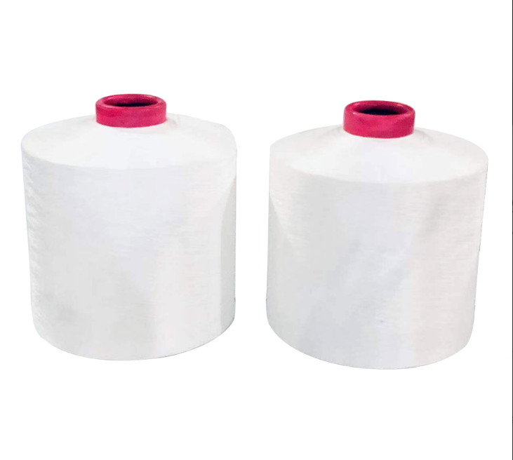 AA/A درجه SD DTY فیلامنت 100٪ پلی استر خام سفید فیلامنت 150D/48F/2، 300D/96F/2