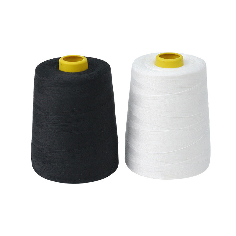 کیفیت خوب 40/2 نخ دوخت مشکی 100 درصد رشته پلی استر قیمت عمده فروشی